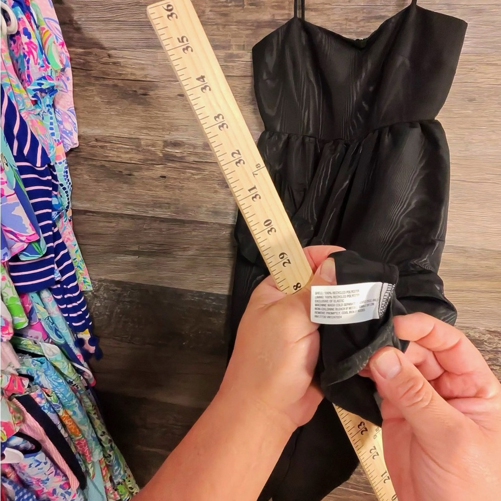 Kate Spade New York Target Colab Elegant Black Tiered Dress - Picture 6 of 10